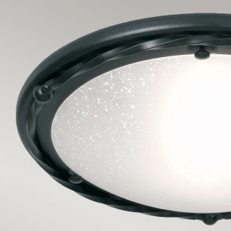 Elstead Taklampa <strong>Pembroke</strong>  Svart Ø 30 cm