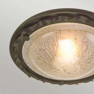 Elstead Taklampa <strong>Olivia</strong>  Svartguld, Elfenben