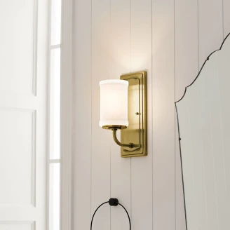Kichler Vägglampa <strong>Vetivene</strong>  Mässing