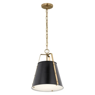 Kichler Hängande Lampa M <strong>Etcher</strong>  Svart, Mässing