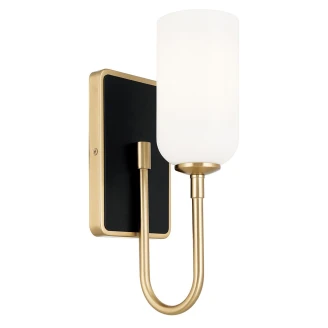 Kichler Vägglampa <strong>Solia</strong>  Guld, Svart