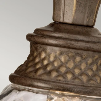 Hinkley Vägglampa Uno IP44 <strong>Plantation</strong>  Brons