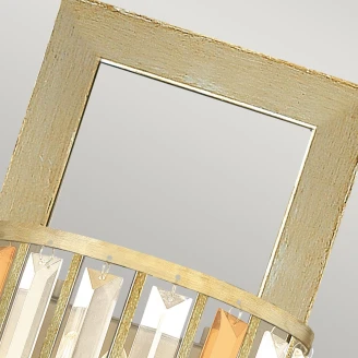 Hinkley Vägglampa Gemma Silver