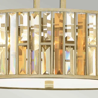 Hinkley Hängande Lampa Gemma Silver