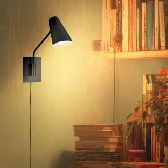 Hinkley Vägglampa <strong>Bray</strong>  Svart