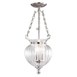 Elstead Hängande Lampa <strong>Finsbury Park</strong>  Silver