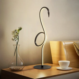Elstead Bordslampa <strong>Flamingo LED</strong>  Svart