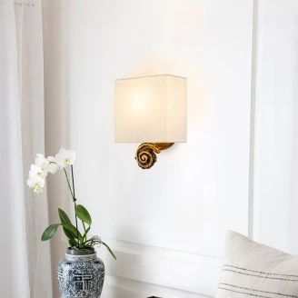 Flambeau Vägglampa S <strong>Swirl</strong>  Guld