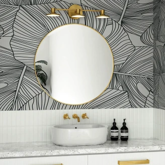 Alora Mood Vägglampa Trio <strong>Issa</strong>  Guld