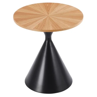 Soffbord <strong>Velis</strong>  Trä, Svart Ø50 cm