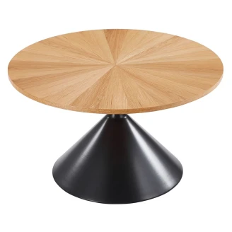 Soffbord <strong>Velis</strong>  Trä, Svart Ø70 cm