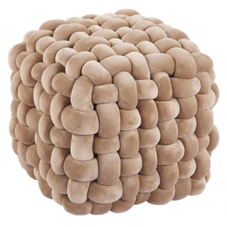 Sittpuff <strong>Joa</strong>  Ljusbrun 43x43 cm