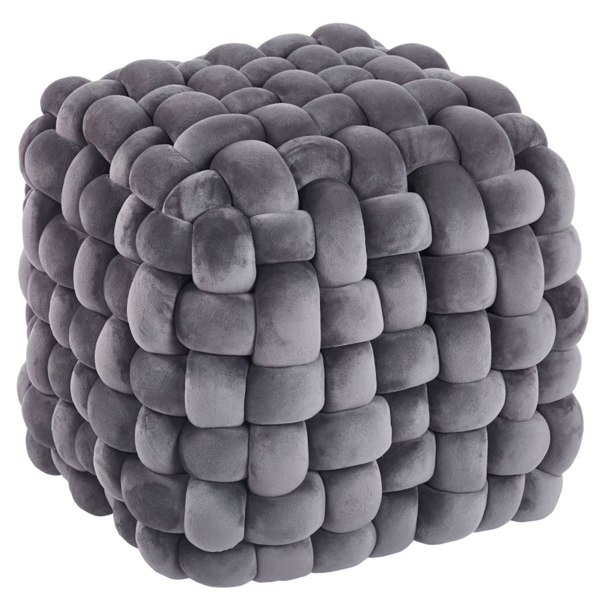 Sittpuff Joa Grå 43x43 cm