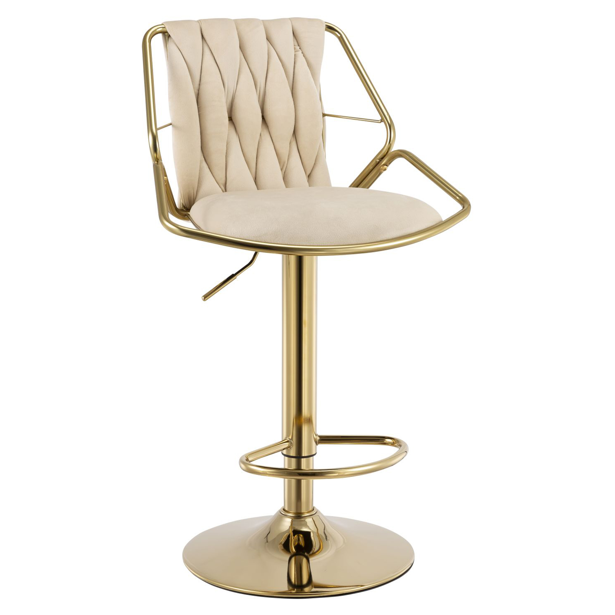 Barstol Monteris Guld, Beige