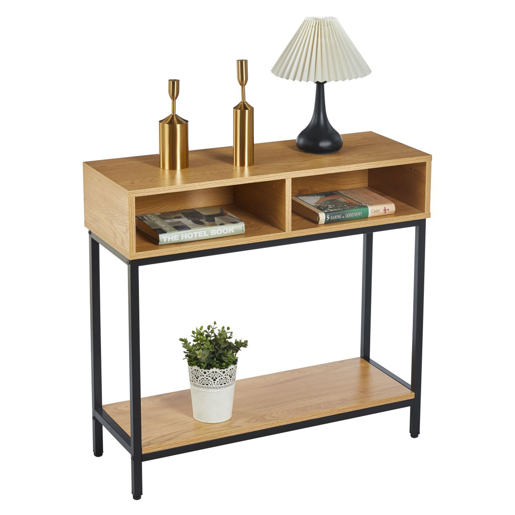 Konsolbord Öppen Moneris Trä 80x30 cm