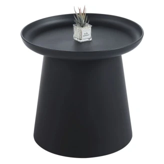 Soffbord <strong>Marcolux</strong>  Svart Ø 50 cm