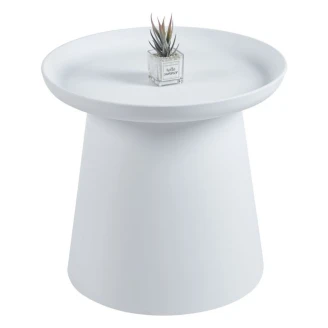 Soffbord <strong>Marcolux</strong>  Vit Ø 50 cm