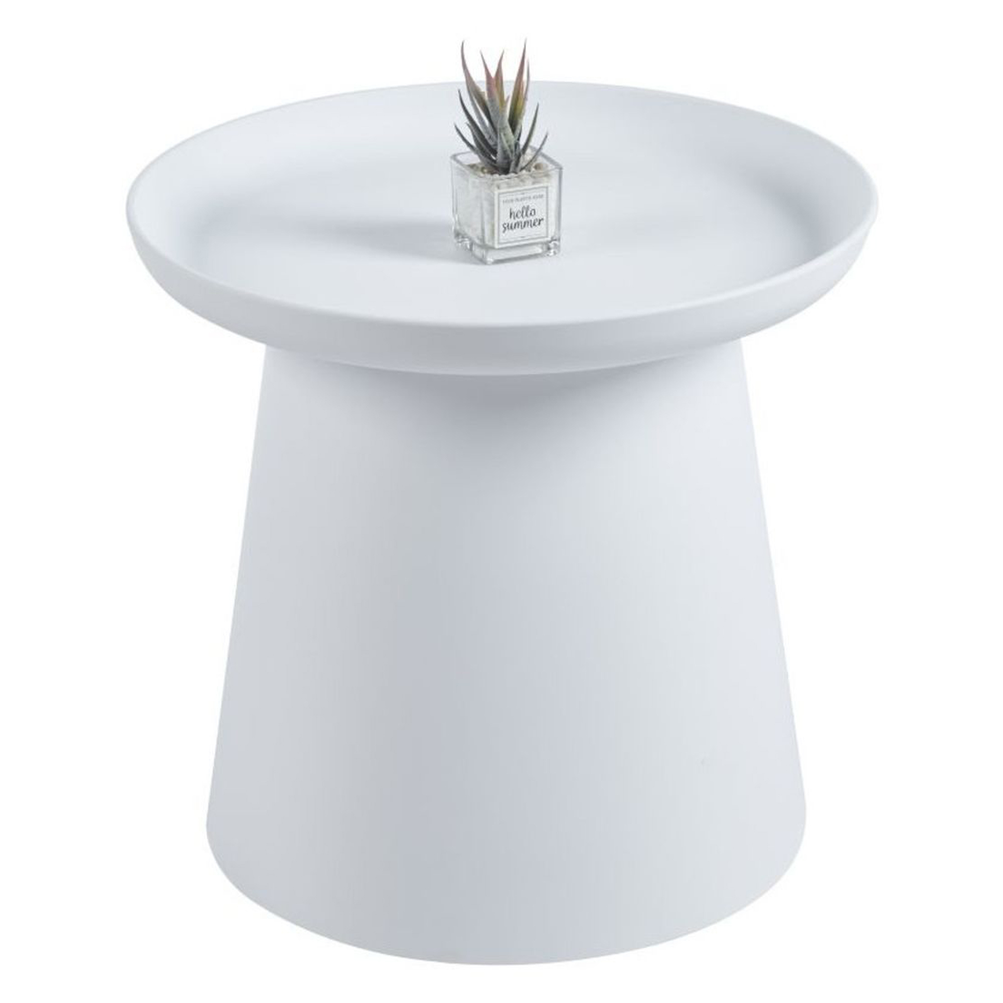 Soffbord Marcolux Vit Ø 50 cm
