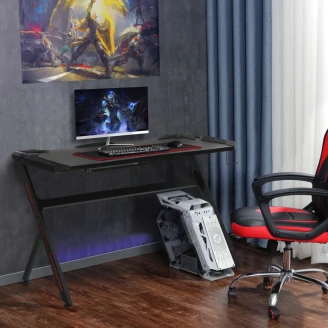 Gamingbord <strong>Hocus</strong>  Svart 120x60 cm