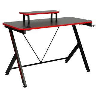 Gamingbord <strong>Vertex</strong>  Svart, Röd