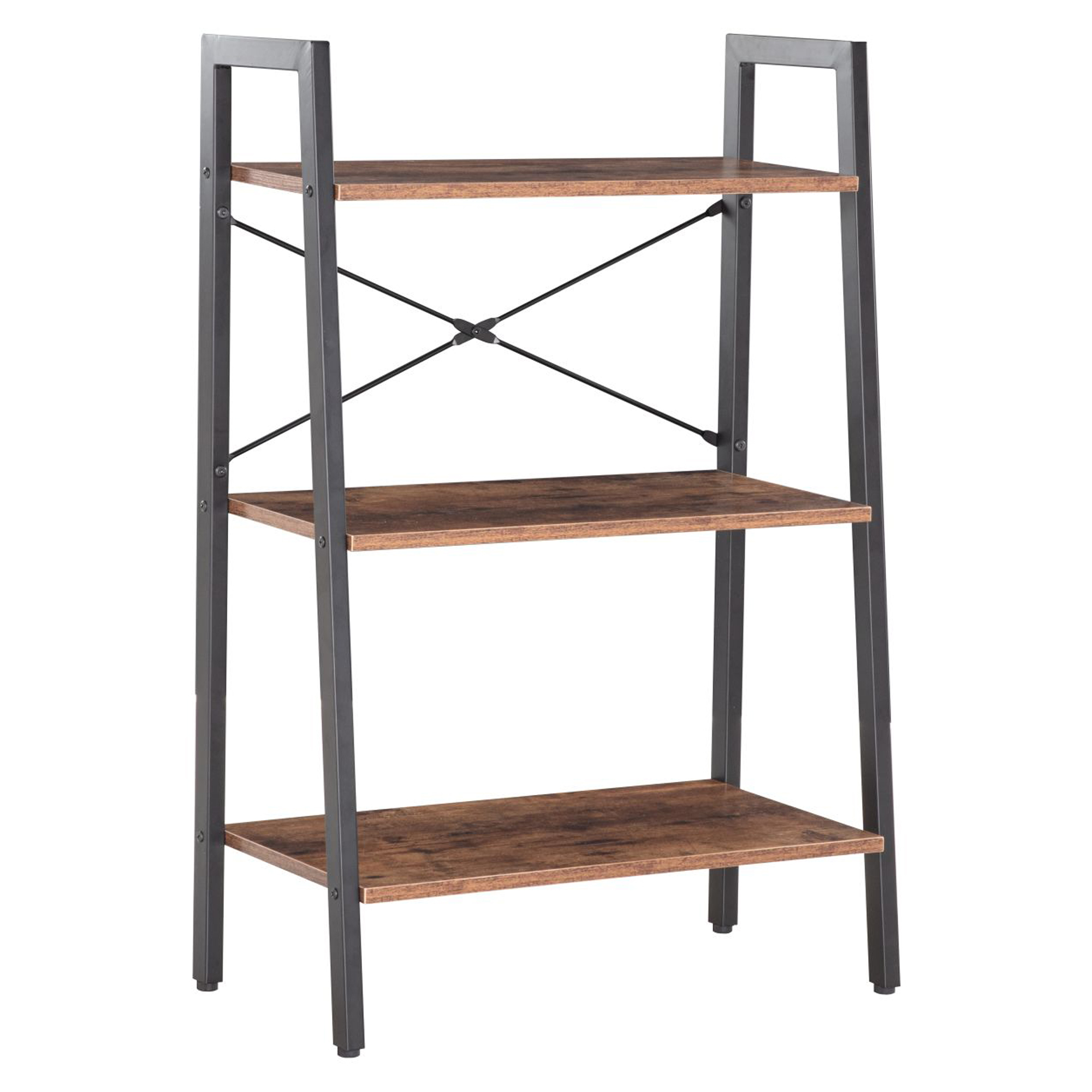 Hylla Westline Brun Trä, Svart 97 cm