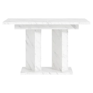 Matbord <strong>Fenton</strong>  Vit Marmor 120-180x80 cm