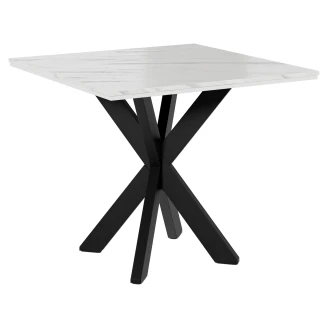 Matbord <strong>Danbury</strong>  Vit Marmor 90x90 cm