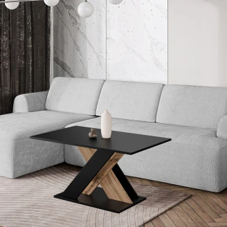 Soffbord <strong>Benton</strong>  Svart, Trä 110x60 cm