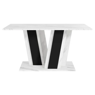 Soffbord <strong>Alton</strong>  Vit, Svart 100x60 cm