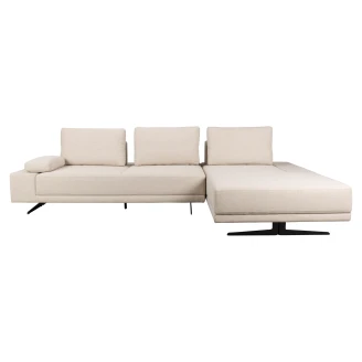 Dutchbone Soffa Höger <strong>Shelly</strong>  Vit, Beige