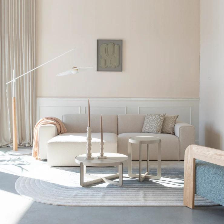 Zuiver Concept Soffa Vänster Milka Sand