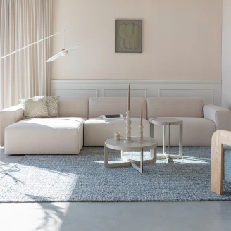 Zuiver Concept Soffa 4-5-sits Vänster <strong>Milka</strong>  Kräm, Beige