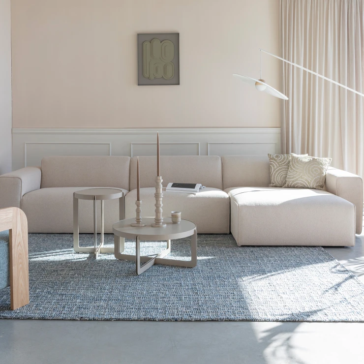 Zuiver Concept Soffa Höger Milka Kräm, Beige