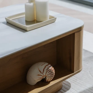 Soffbord <strong>Joen</strong>  Beige 120x38 cm