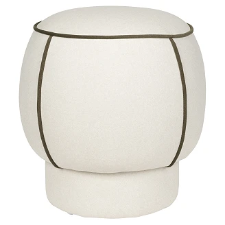 Sittpuff <strong>Matteo</strong>  Vit 45x48 cm