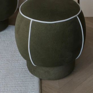 Sittpuff <strong>Matteo</strong>  Grön 45x48 cm