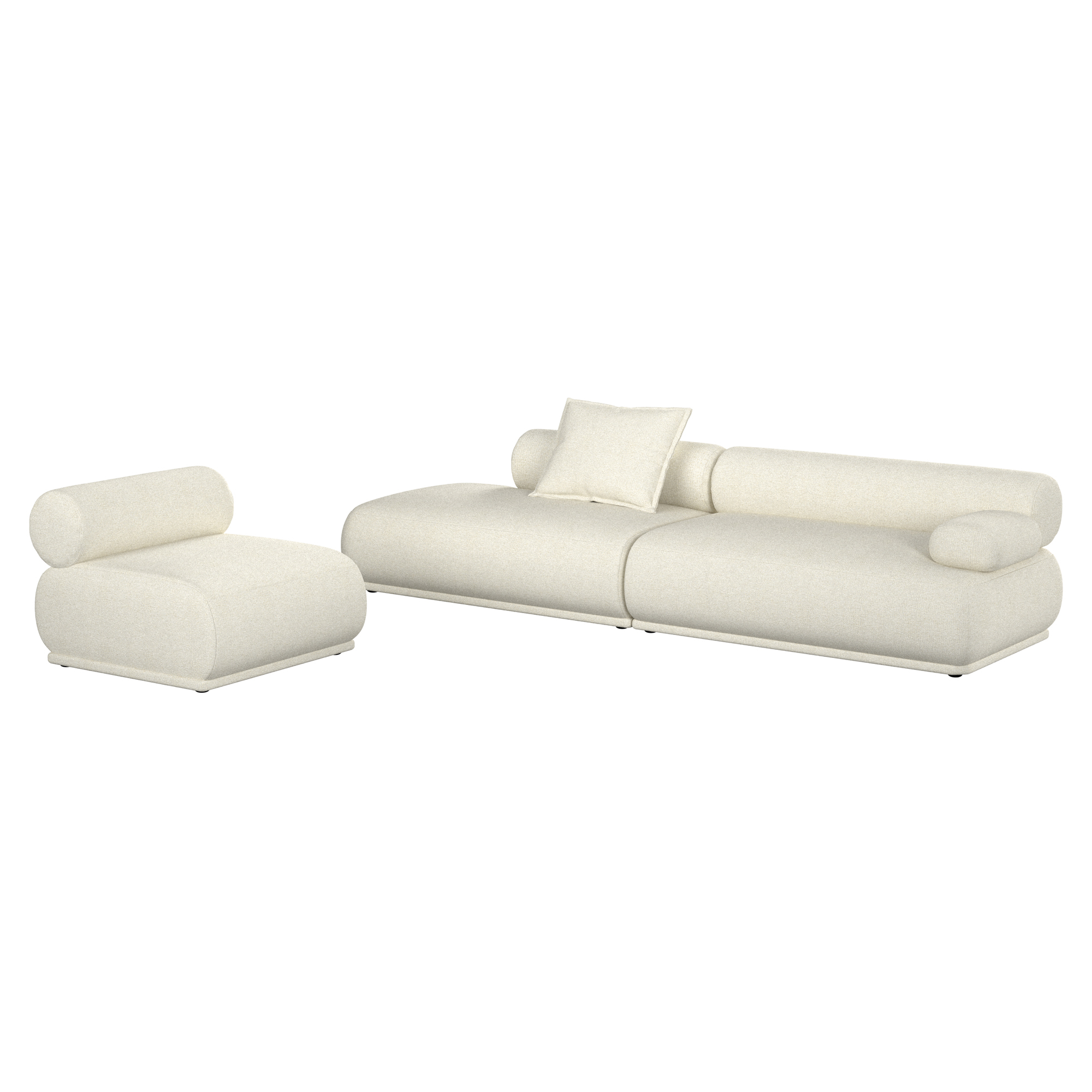 Zuiver Soffa 4-5-sits Höger Rembrandt Beige