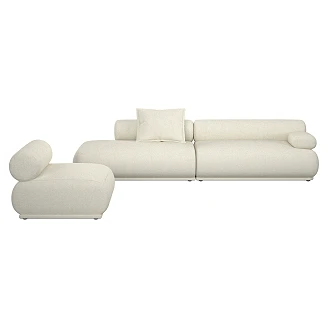 Zuiver Soffa 4-5-sits Höger <strong>Rembrandt</strong>  Beige