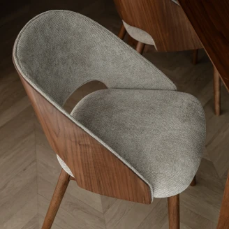 Dutchbone Stol <strong>Velore</strong>  Beige, Trä