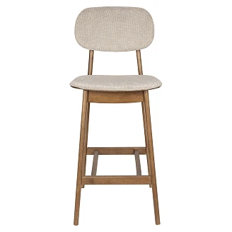 Dutchbone Barstol med Mjuk Rygg <strong>Marais</strong>  Beige