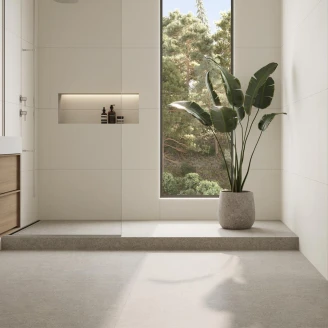 Klinker <strong>Alvar</strong>  Soft Vit Matt 120x120 cm