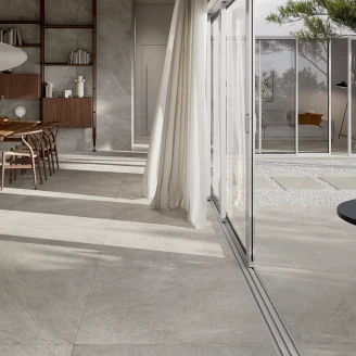 Sant’Agostino Klinker <strong>Bergstone</strong>  Grey Halkfri Matt-Struktur 3D 120x120 cm