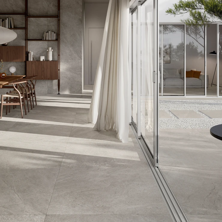 Sant’Agostino Klinker Bergstone Grey Halkfri Matt-Struktur 3D 120x120 cm