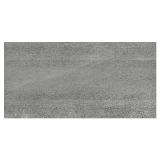 Sant’Agostino Kakel <strong>Bergstone</strong>  Rigato Dark Matt-Relief 60x120 cm