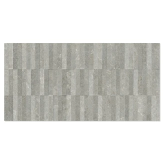 Klinker <strong>Sora</strong>  Gråbeige-Relief Matt 60x120 cm