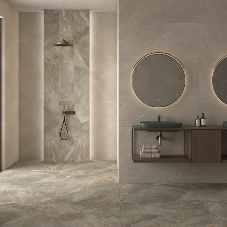 Klinker Mistra Gråbeige Matt 60x120 cm