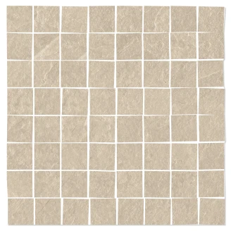 Mosaik Klinker <strong>Skala</strong>  Beige Matt 30x30 (7x7) cm