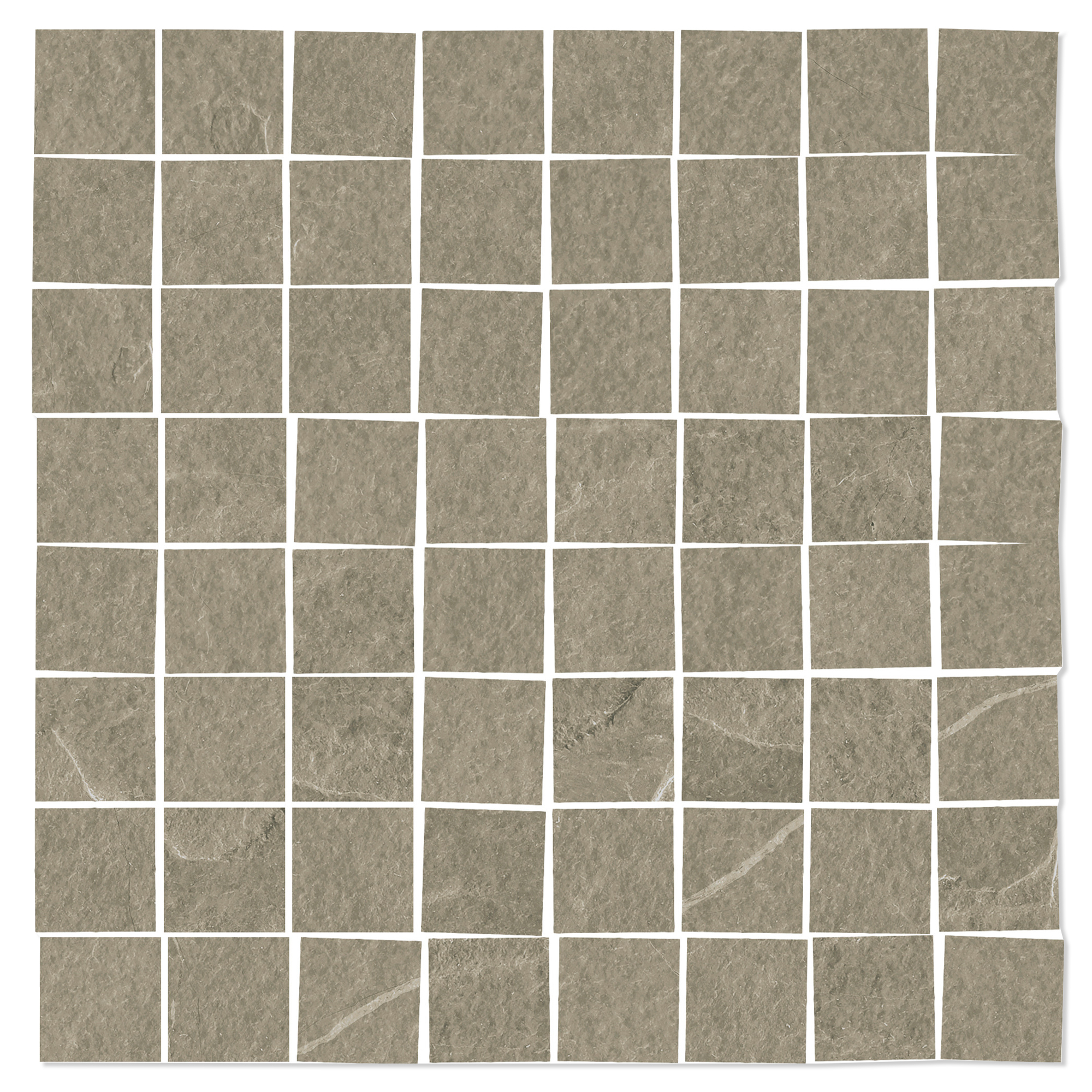 Mosaik Klinker Skala Gråbeige Matt 30x30 (7x7) cm