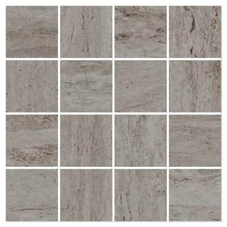 Mosaik Klinker <strong>Reflection</strong>  Silver Matt 30x30 (7x7) cm