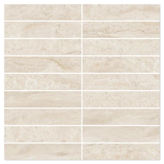 Mosaik Klinker <strong>Reflection</strong>  Almond Polerad 30x30 (3x15) cm